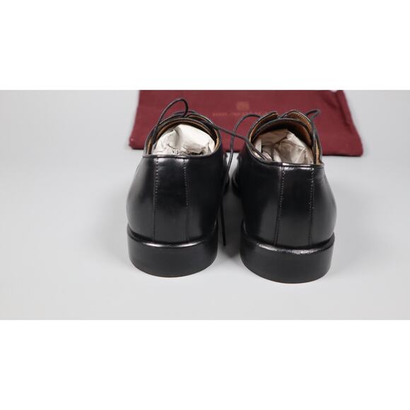 Bruno Magli Salerno Derby Dress Shoes Men\'s Black Leather Italy 9.5 Lace Up main image 4